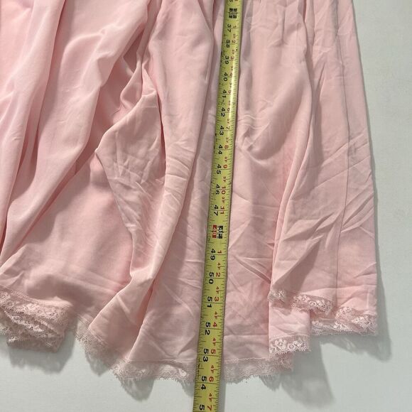 Vintage Nightgown Claire Sandra Lucie Ann Beverly Hills Pink Romantic Gown S - Picture 8 of 9